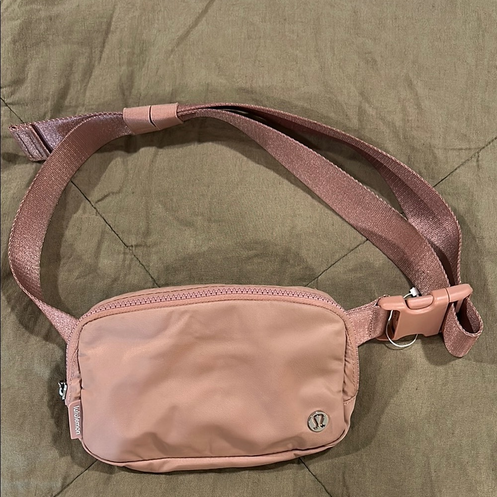 Lululemon Athletica Brown Crossbody Bag with Adjustable Strap